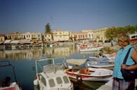 Am Hafen von Rethymnon