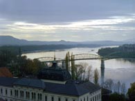 Blick auf die Donau in Estergom.