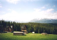 Blick auf die Hohe Tatra bei Zakopane