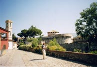 Die Fortezza der Stadt Sarzana